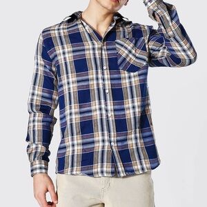Boohoo Man Lightweight Flannel Shirt - XL
